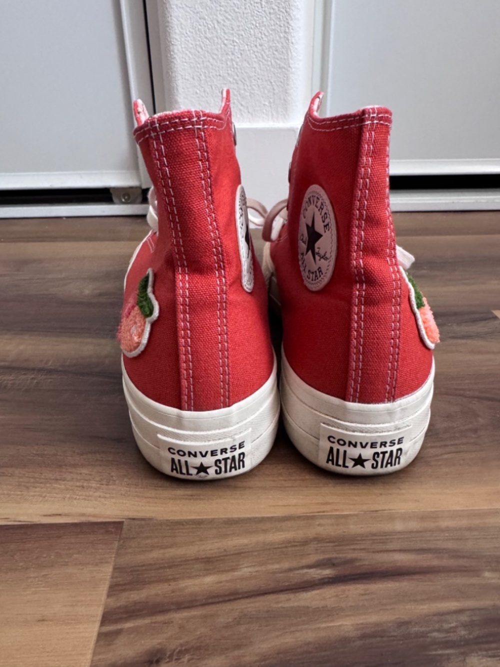 Converse Chuck Taylor All Star Lift Platform High 'Peaches' Shoes - Picture 2 of 6